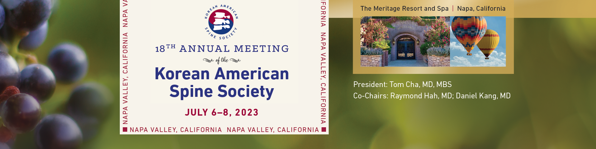 18th Annual Meeting of the Korean American Spine Society