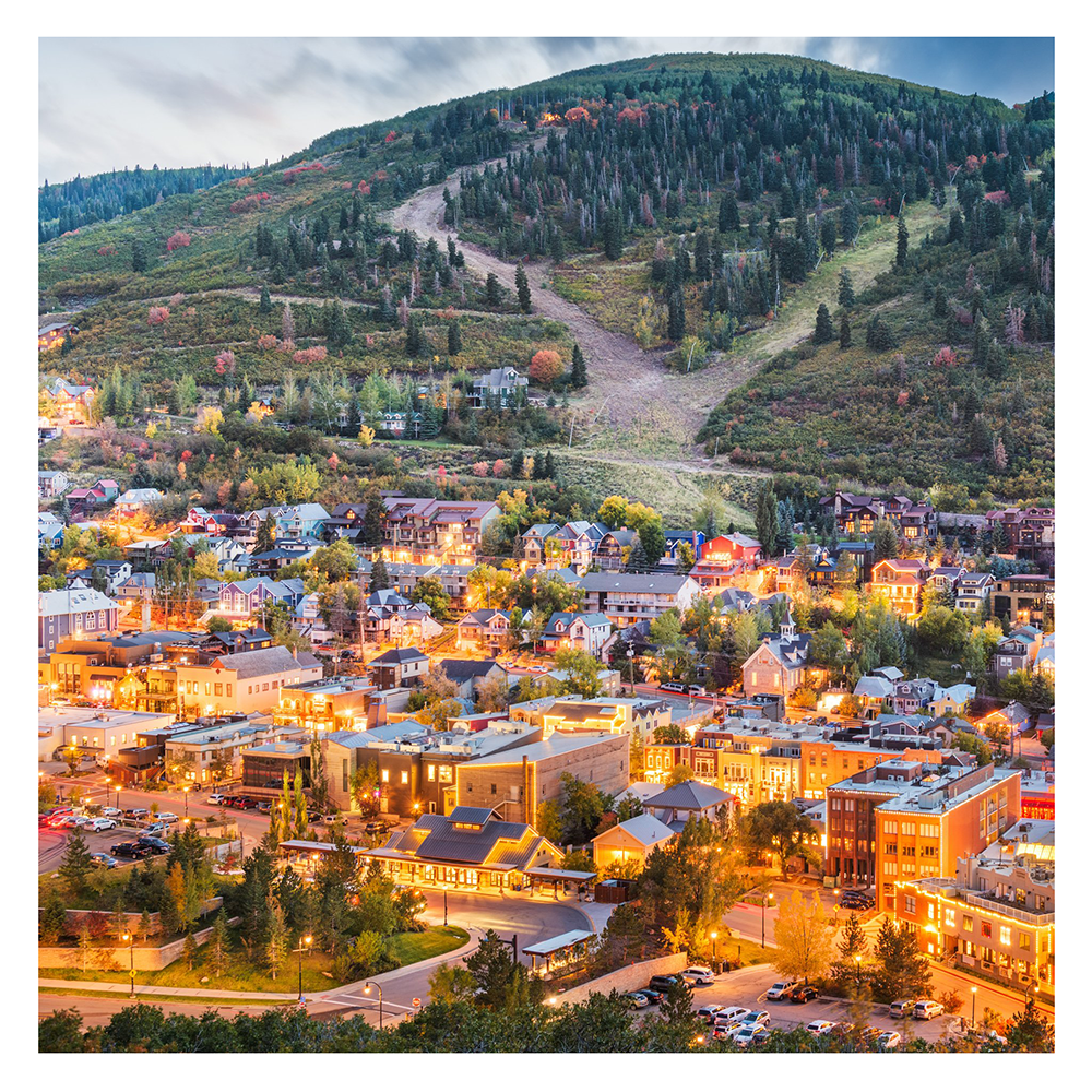 Aerial View of Park City